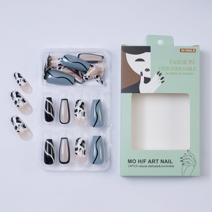 Artificial nails in modern animal pattern design Stornfield