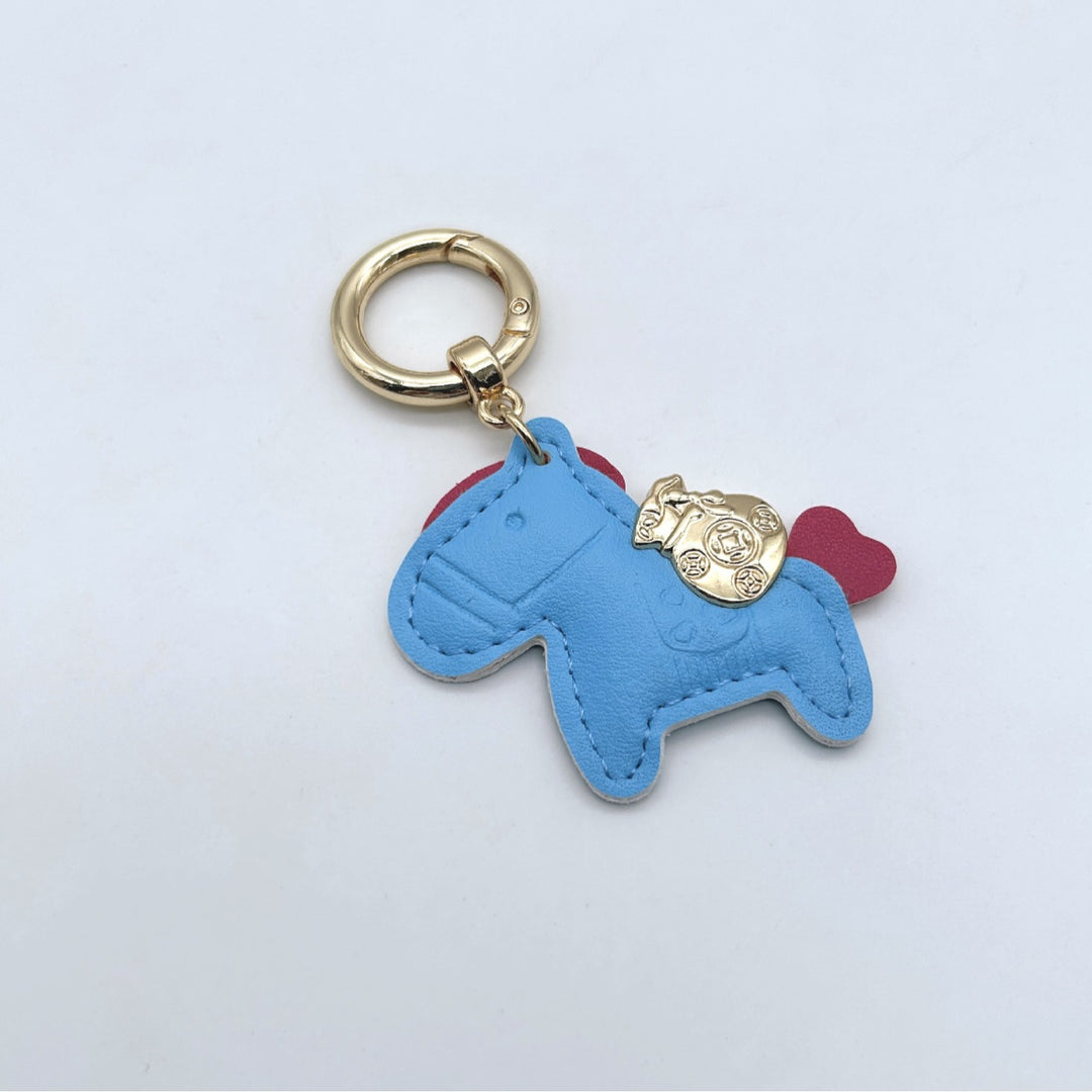Animal-Shaped Leather Keychain Stornfield