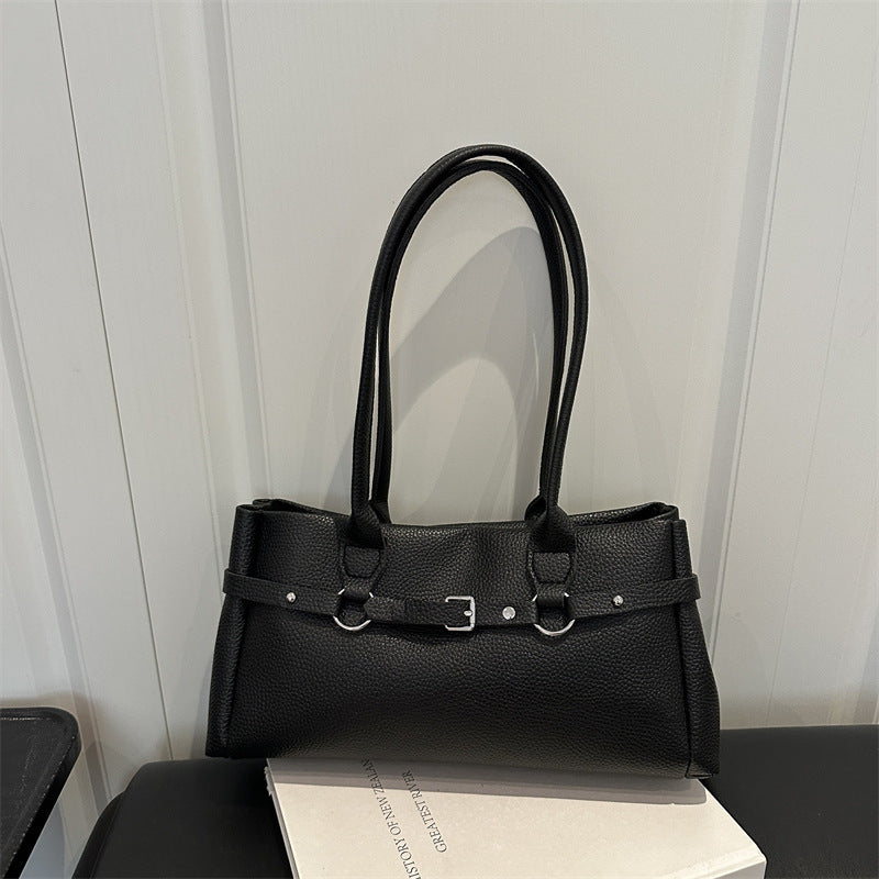 Structured Leather Handbag