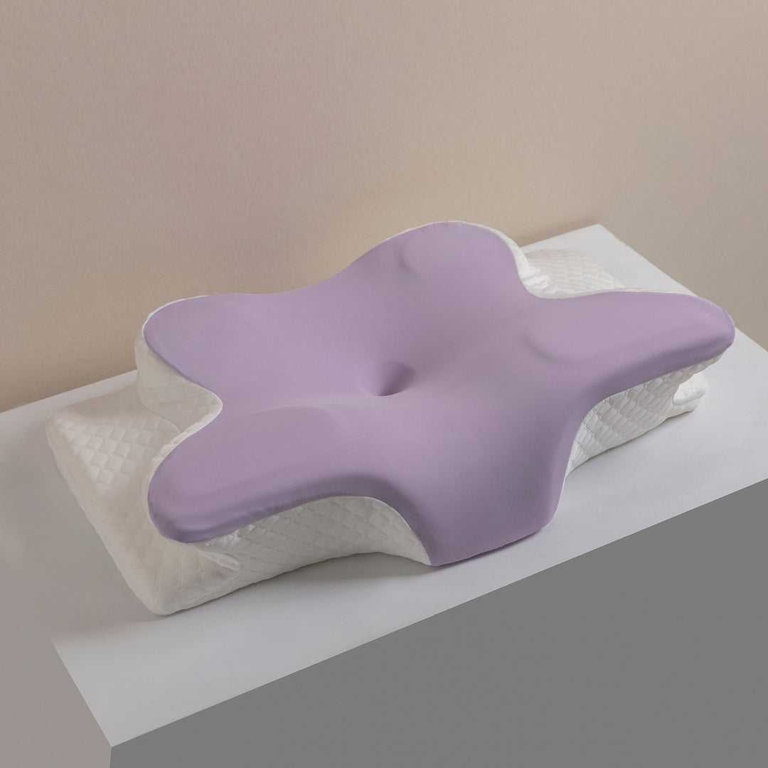 Ergonomic pillow with contoured design for optimal sleep Stornfield
