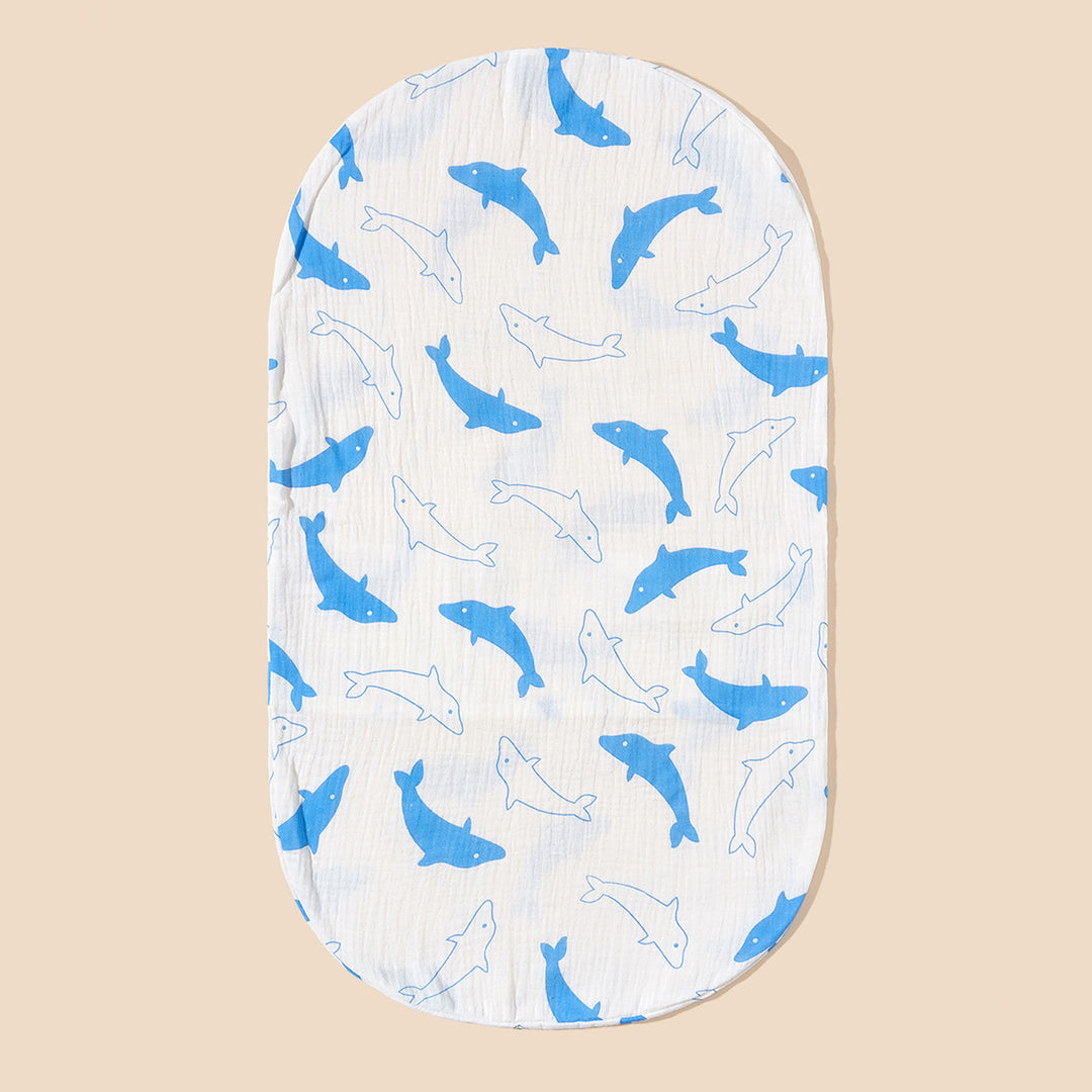 Cotton Muslin Crib Mattress Protector Stornfield