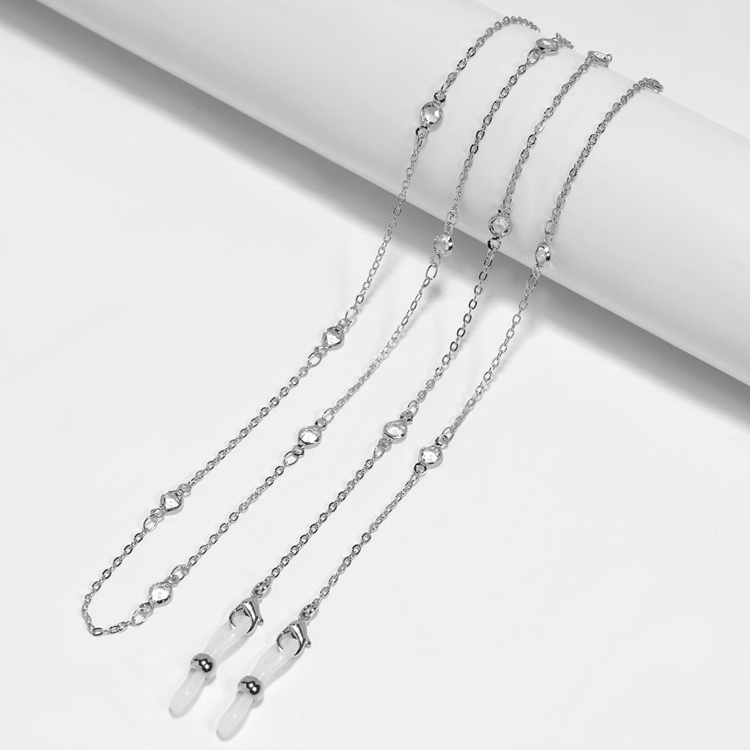 Crystal-Embellished Eyewear Chain Stornfield