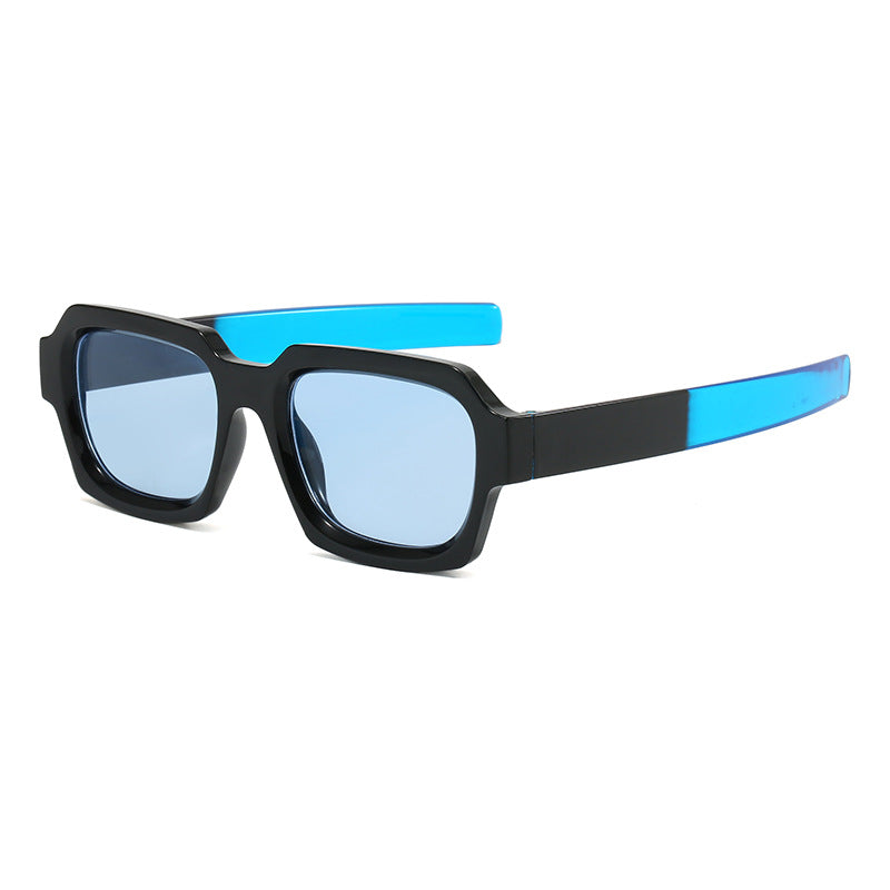 Ladies fashionable stylish square sunglasses with contrasting frame Stornfield