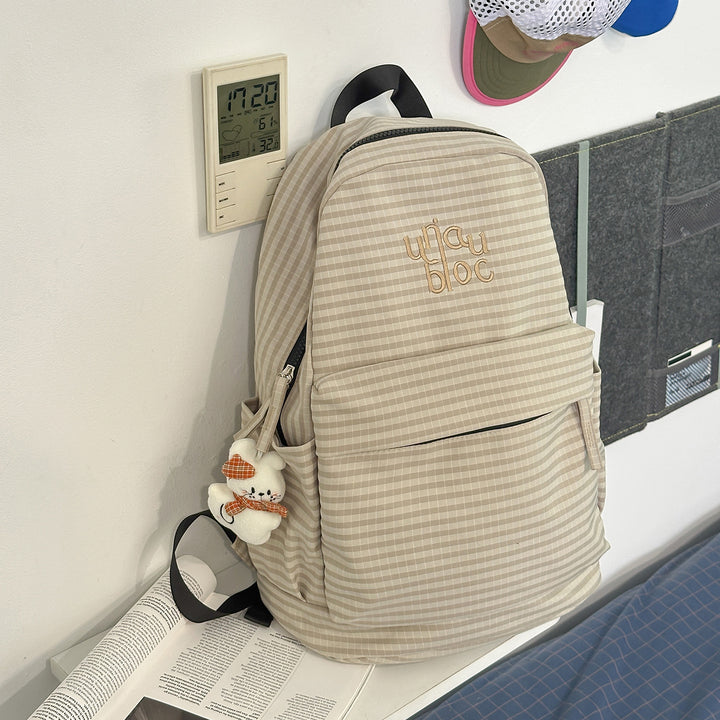 Stylish Checked Design Backpack Stornfield