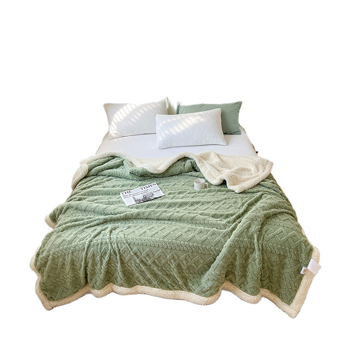 Luxurious Plush Sherpa Throw Blanket
