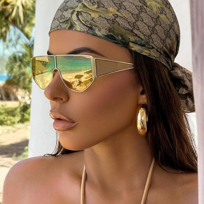 Men's Bold Statement Shield Sunglasses Stornfield