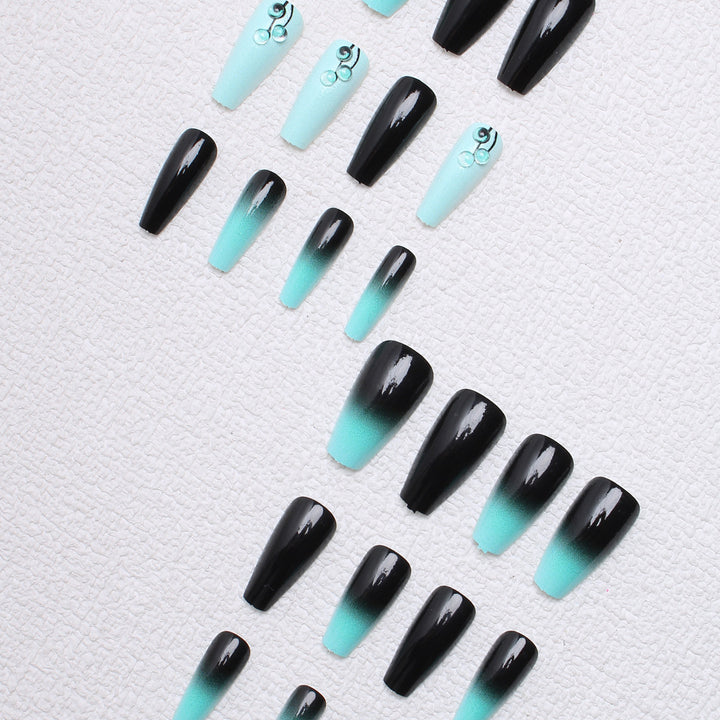 Elegant Gradient Press-On Nails Stornfield