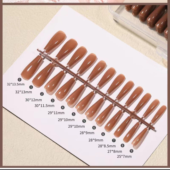 Acrylic Nail Set with Modern Design and High Gloss Finish Stornfield