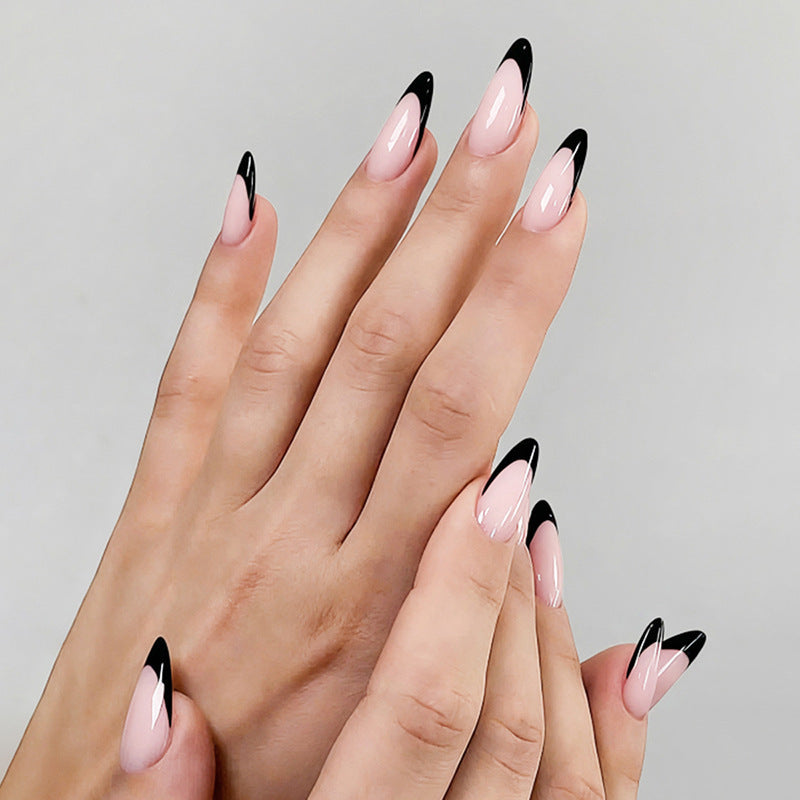 Acrylic Nail Set with Elegant French Tip Design Stornfield