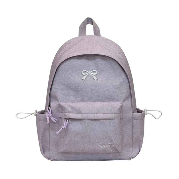 Elegant Bow-Embellished Casual Backpack Stornfield