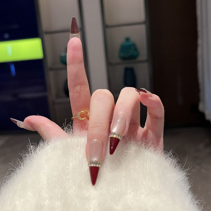 Elegant Stiletto Nail Art Set