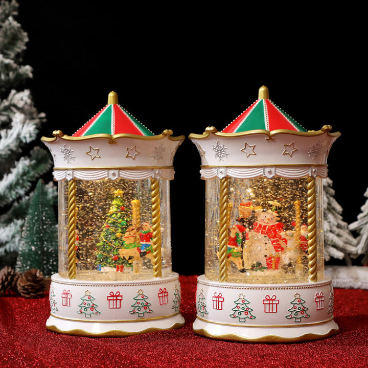 Nostalgic Christmas lantern with moving scenes Stornfield