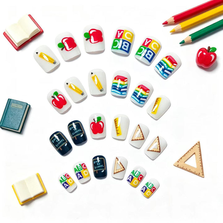 Creative School Motif Art Nails Stornfield