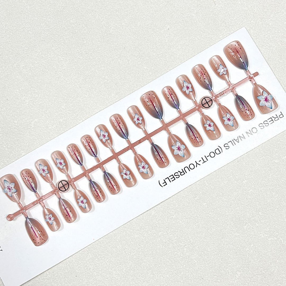 Artistic Press-On Nail Set with All-Size Coverage Stornfield