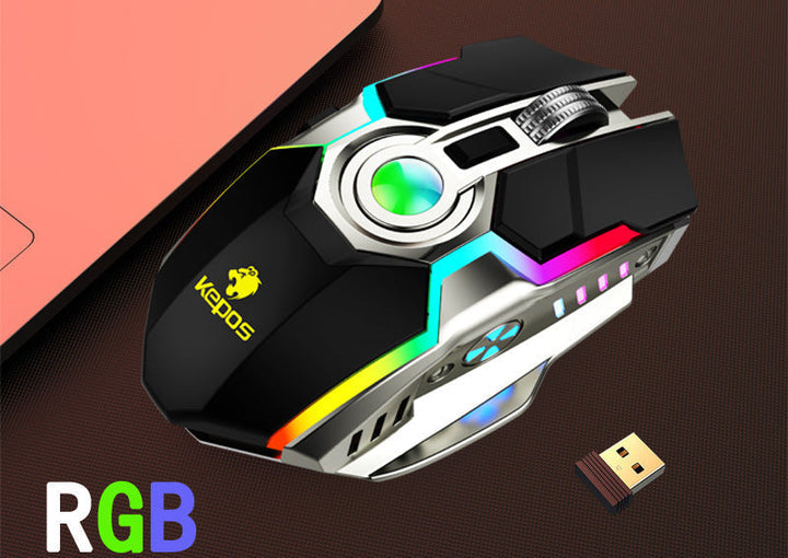 RGB Wireless Gaming Mouse with Customizable LED Lighting Stornfield