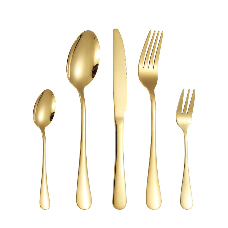 Elegant stainless steel cutlery set with ergonomic handle Stornfield