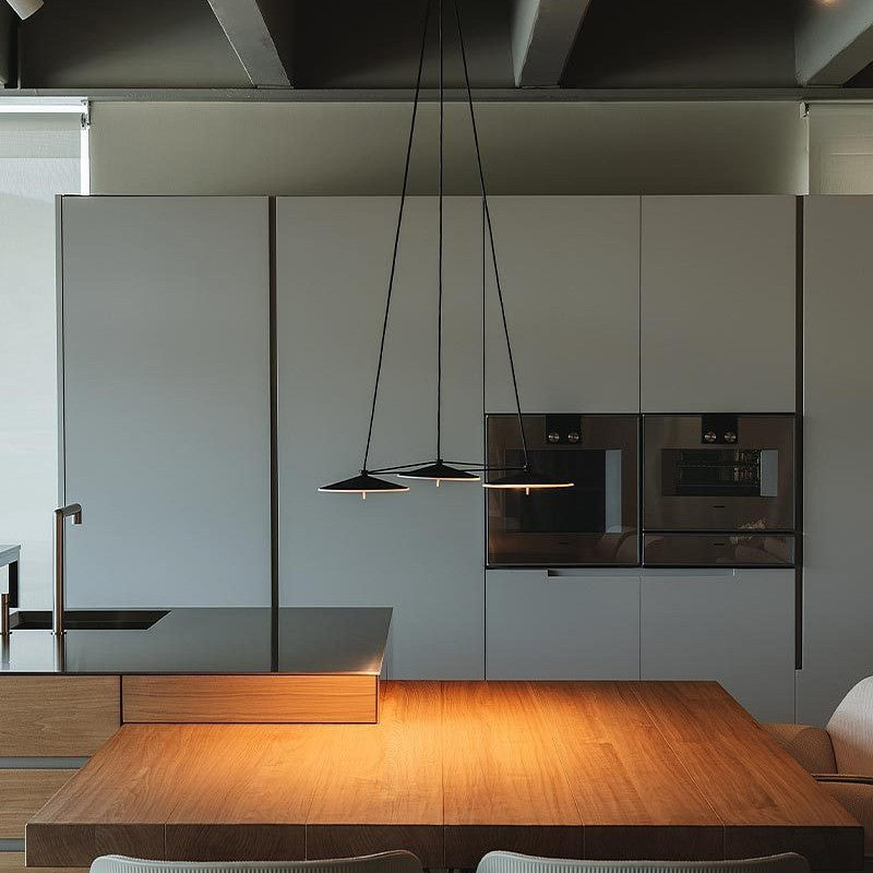Contemporary Curved Pendant Light