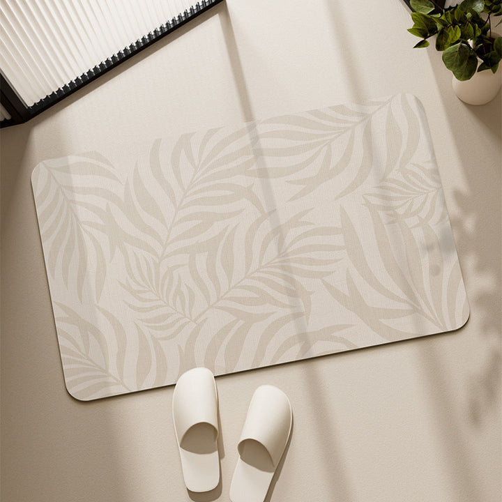 Soft Touch Nature-Themed Bath Mat