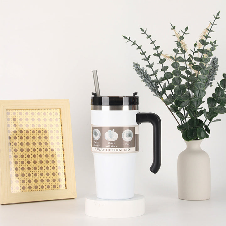 Unisex thermos mug with 3-in-1 drinking options Stornfield