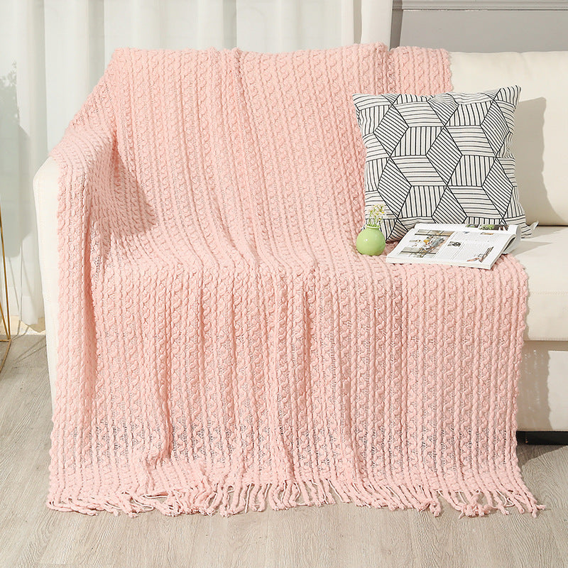 Women high-quality knitted blanket Stornfield