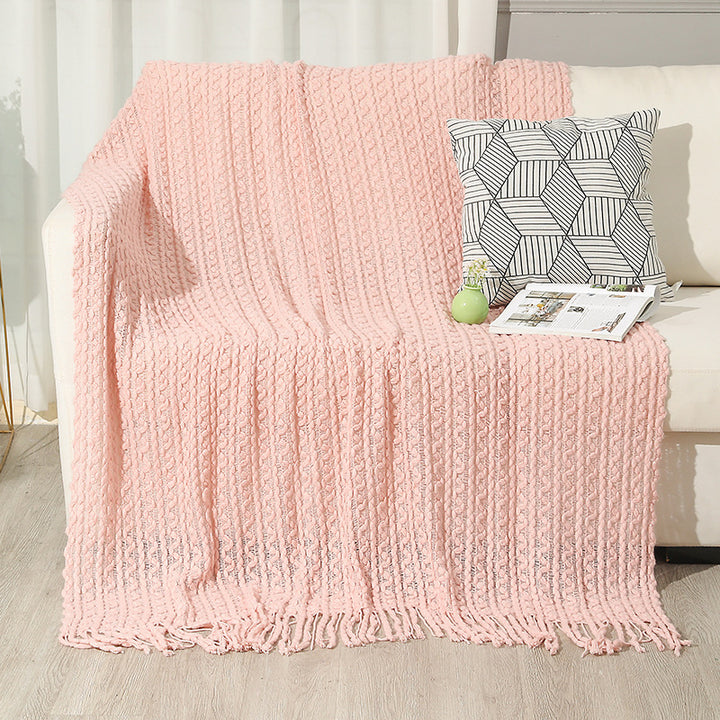 Women high-quality knitted blanket Stornfield