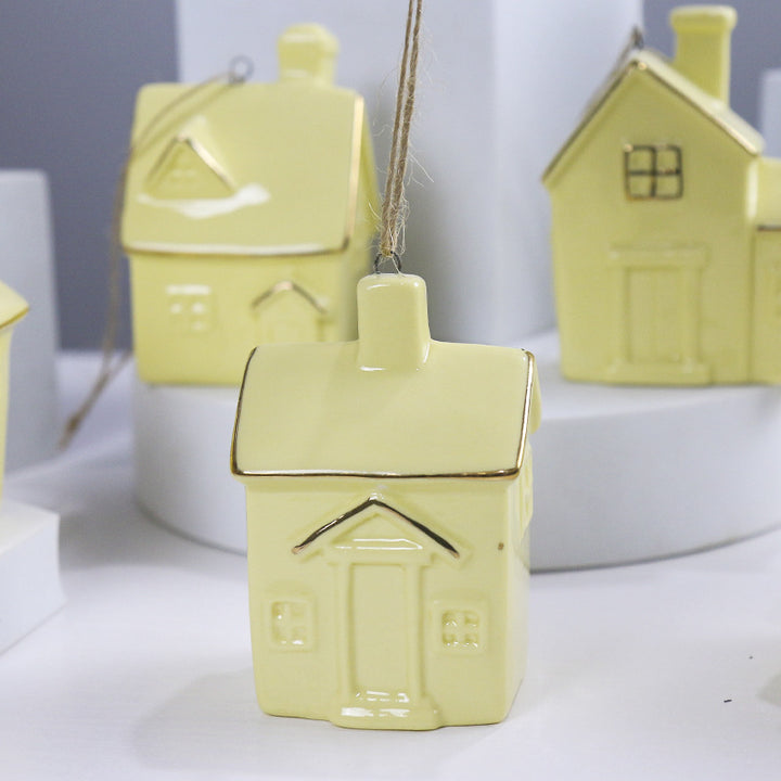 Ceramic House-Shaped Decorative Stornfeild