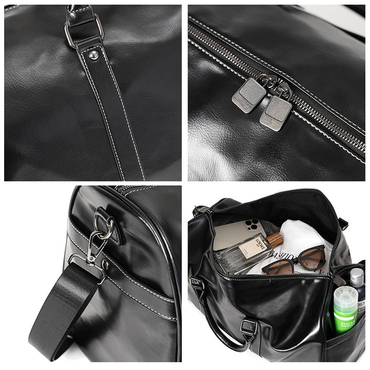 Elegant Leather Travel Bag Stornfield