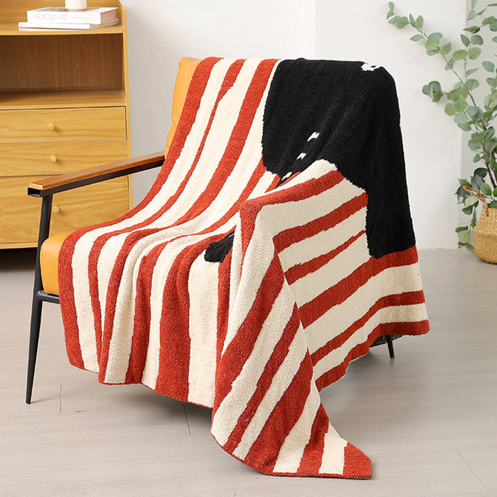 Artistic Animal Print Throw Blanket
