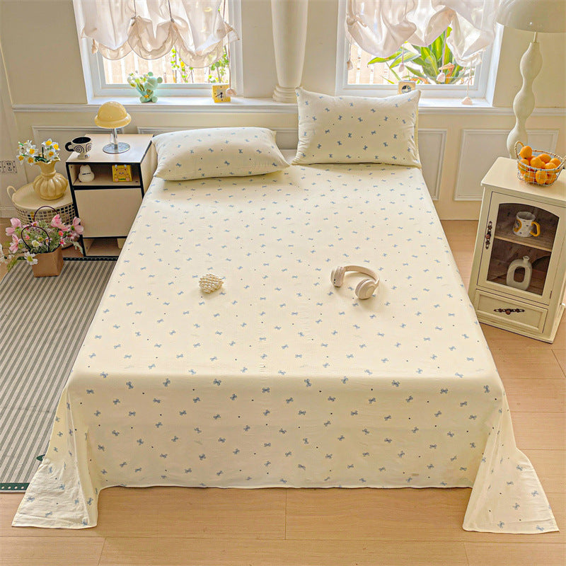 Cartoon-Themed Fitted Bed Sheet Set