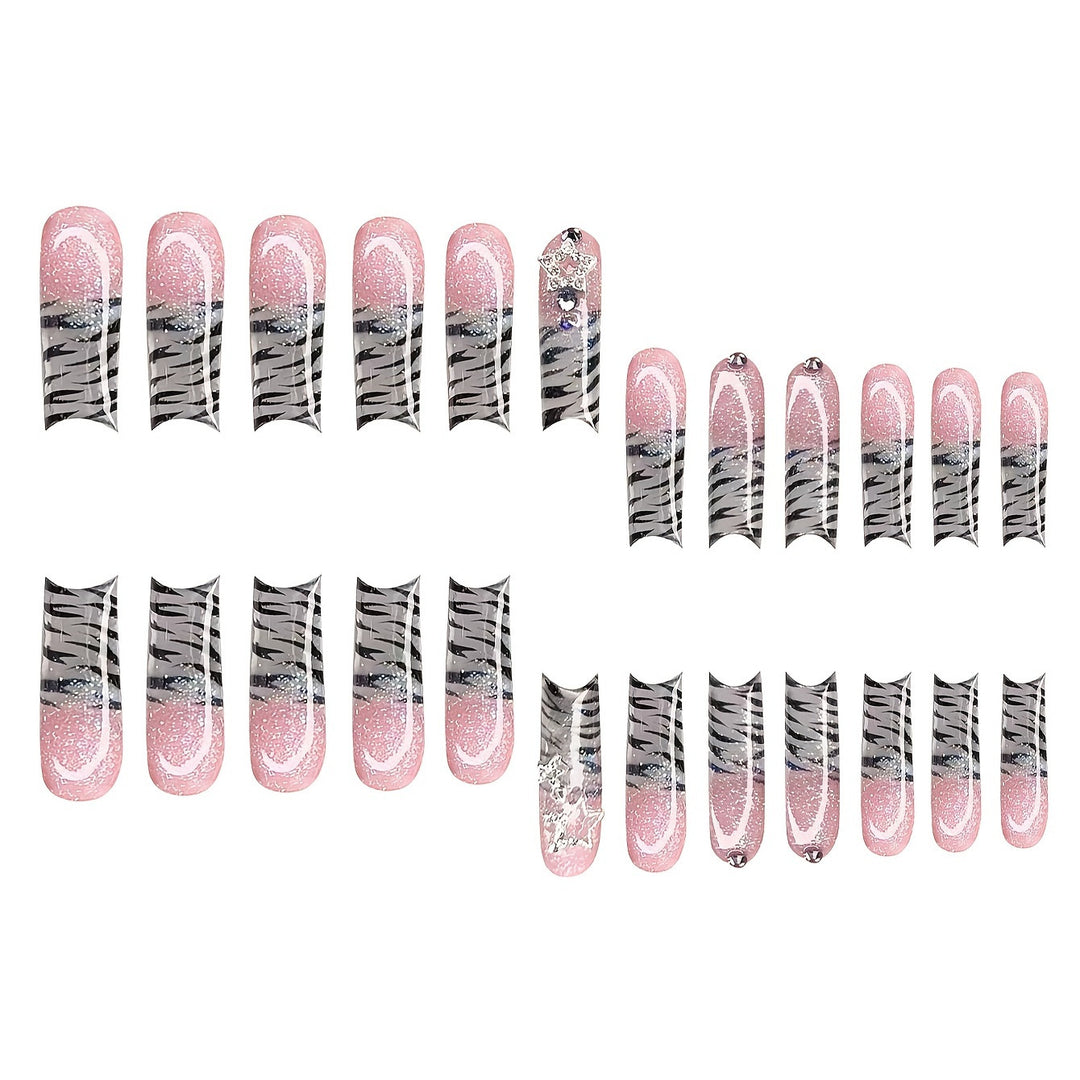 Decorative Press-On Nail Set Stornfield