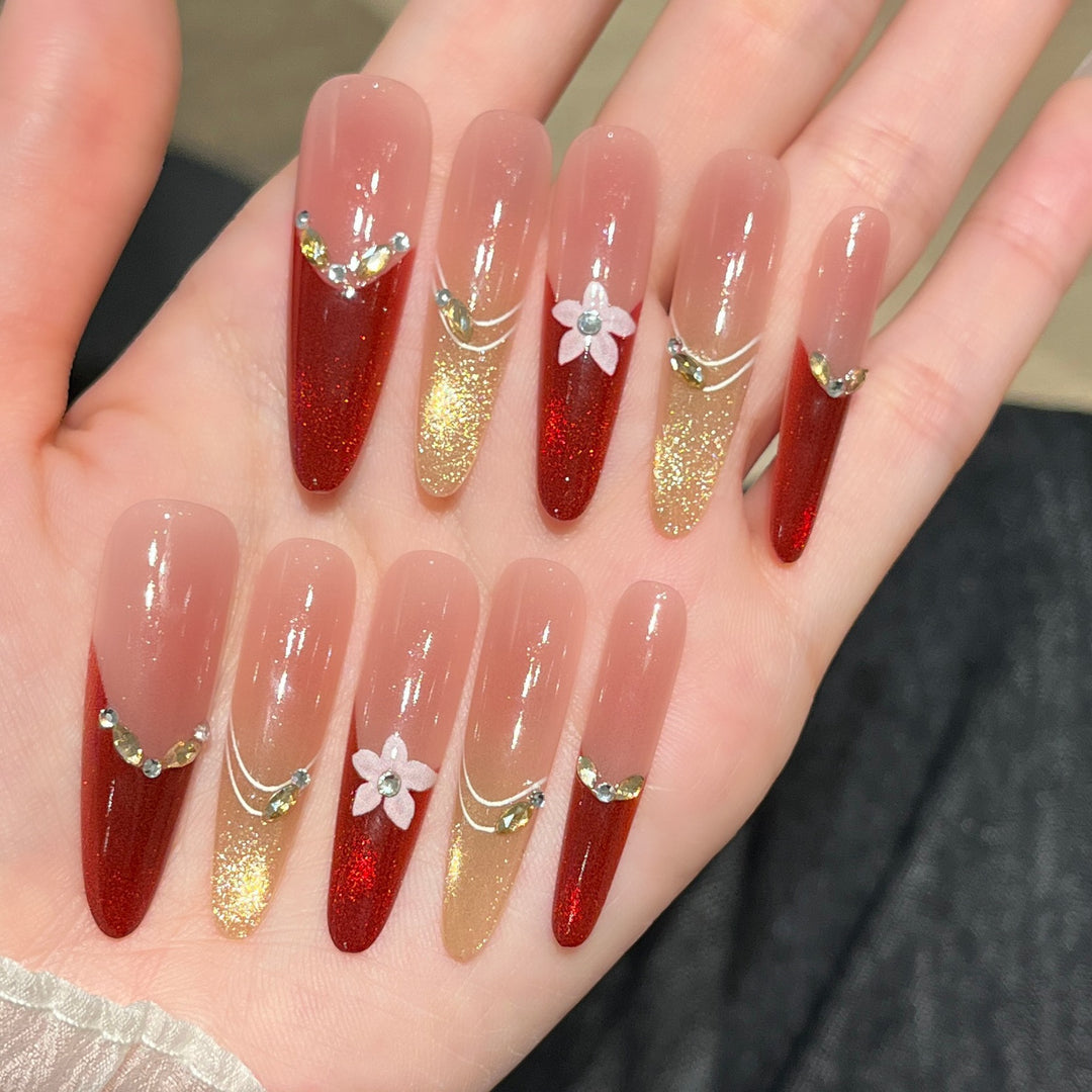 Premium Glamorous Press-On Nail Extensions Stornfield