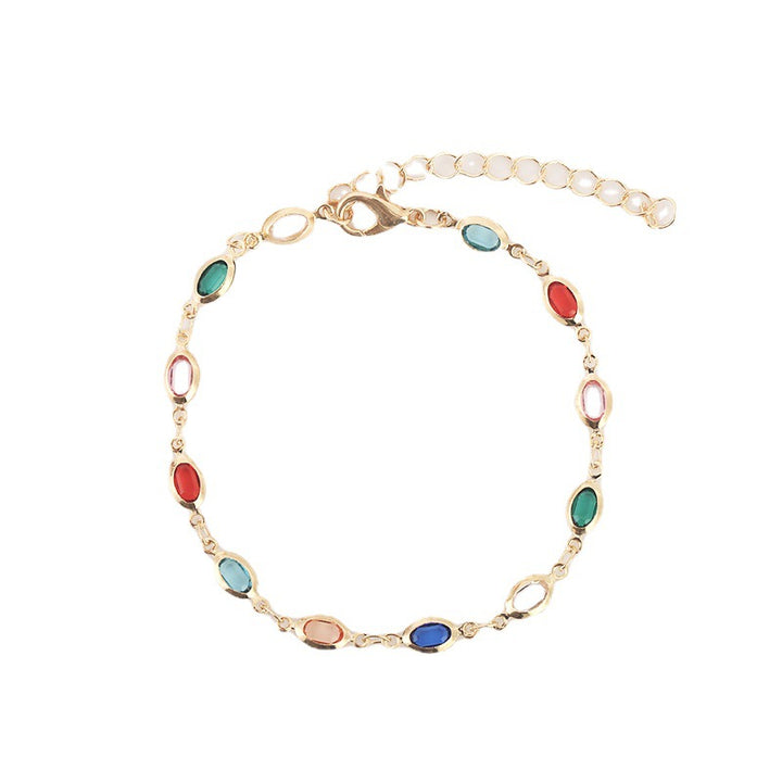 Colorful Gemstone Adjustable Bracelet Stornfield