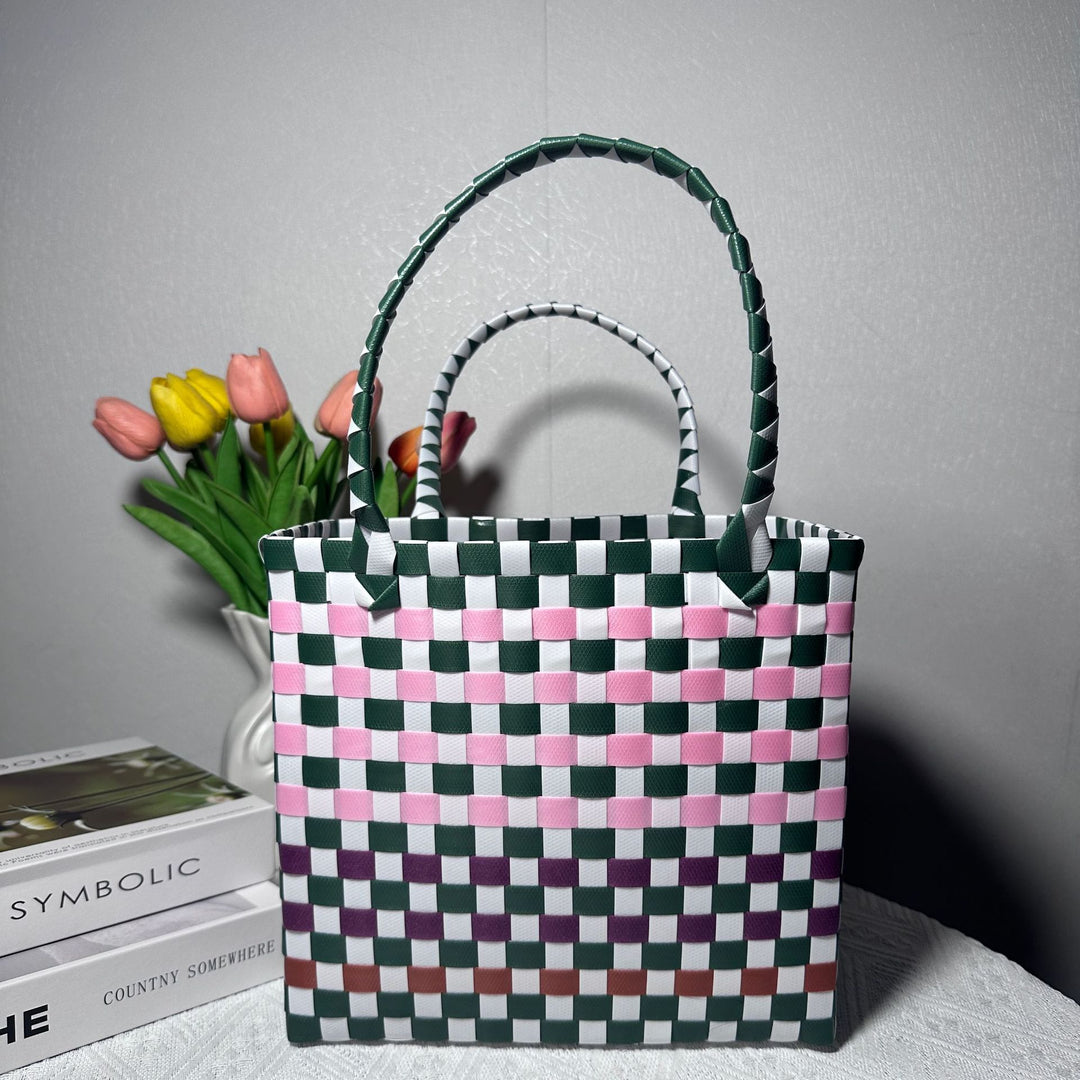 Braided handbag with sturdy handles Stornfield