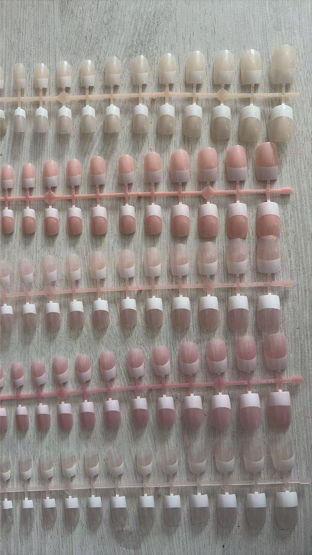 Premium French Tip Press-On Nails Stornfield