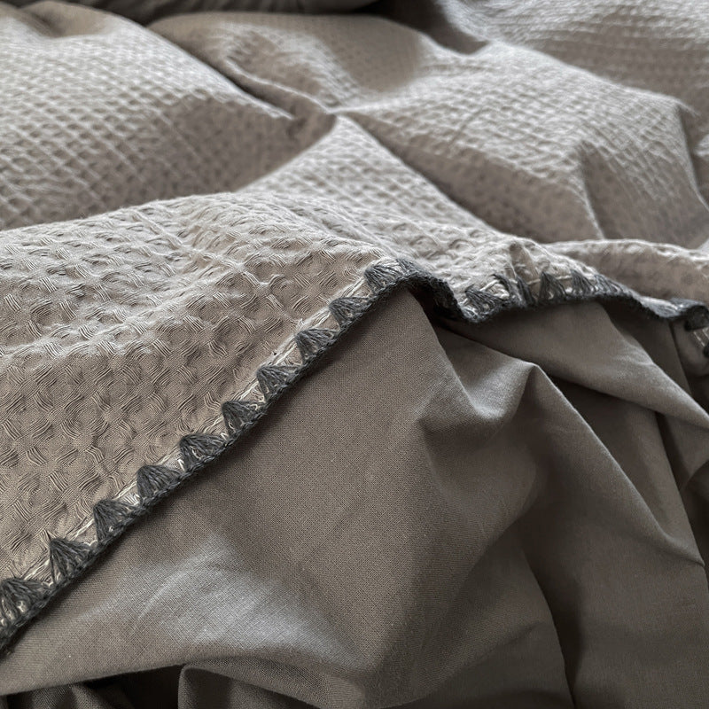 Cozy Textured Duvet Cover Set