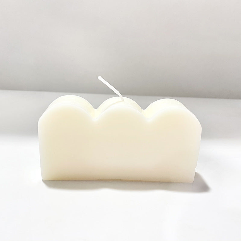 Minimalist Arch-Top Sculptural Pillar Candle