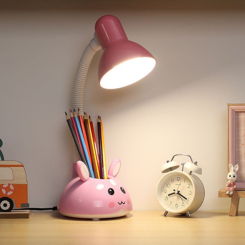 Cute Bunny Desk Lamp with Pencil Holder
