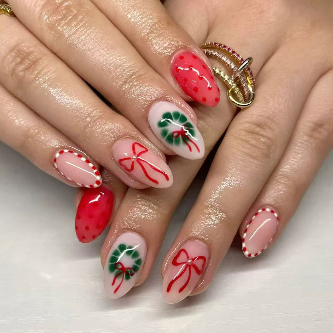 Festive Holiday Nail Art Set  1790957893