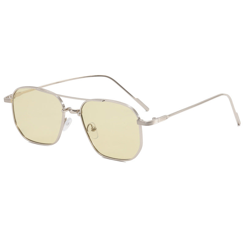 Women's fashionable geometric glasses with elegant metal frame Stornfield