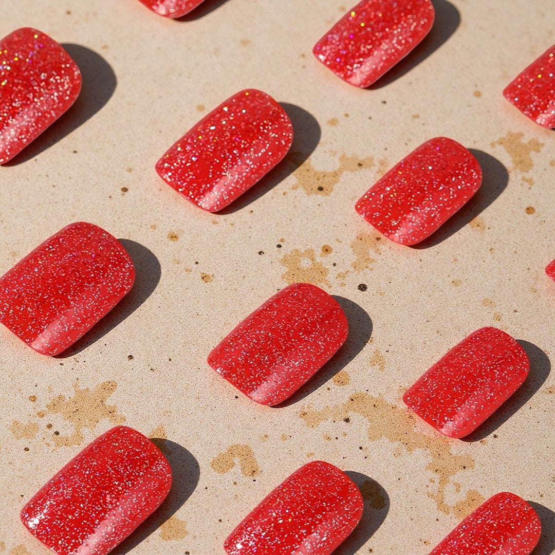 Glittering artificial nails with high-gloss effect Stornfield