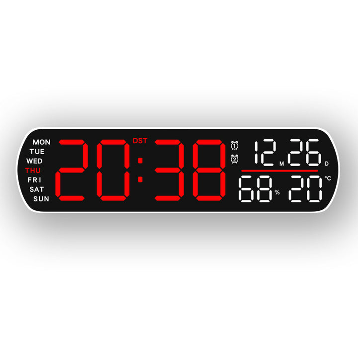 Digital wall clock with temperature and hygrometer display Stornfield