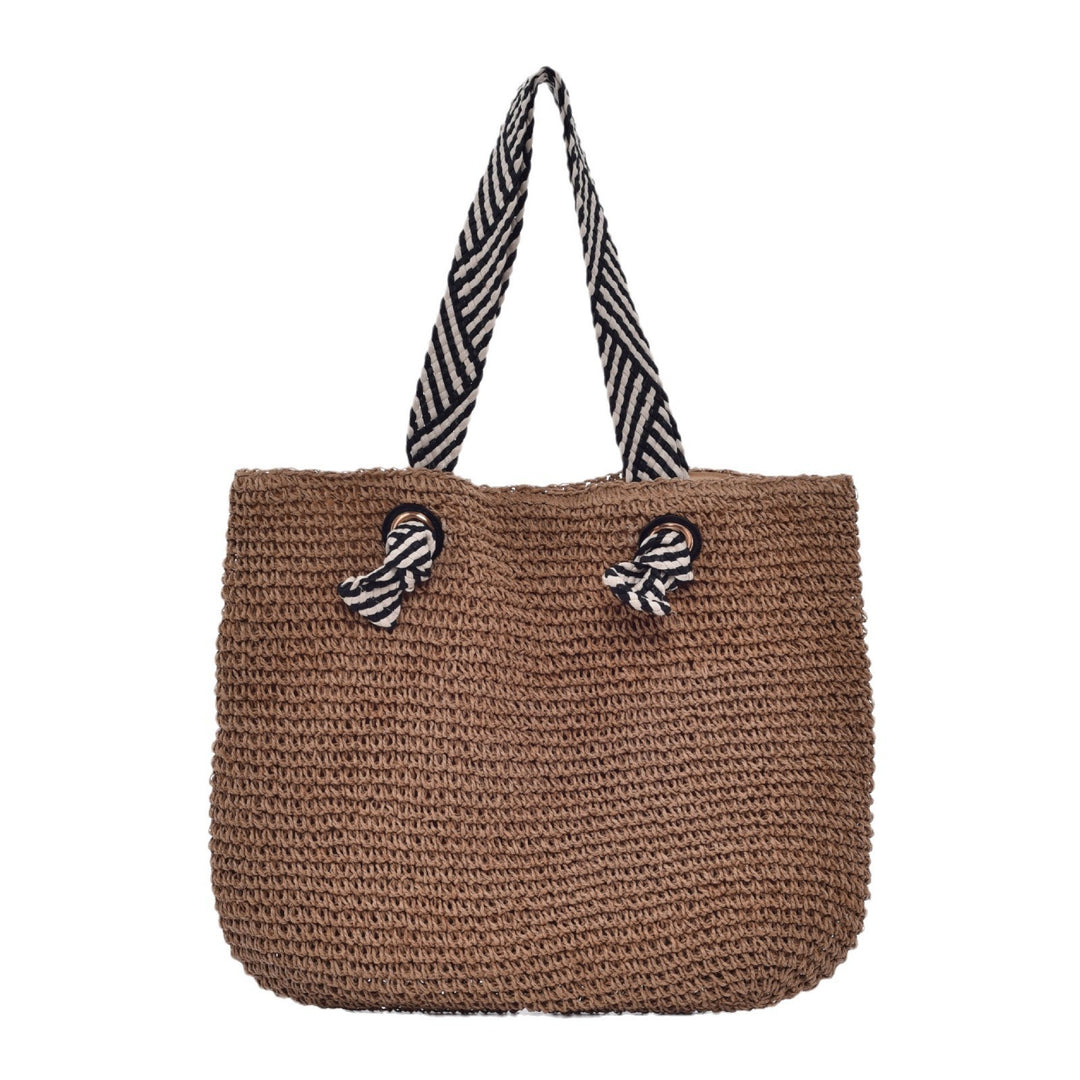 Handbag with Striped Shoulder Straps Stornfield