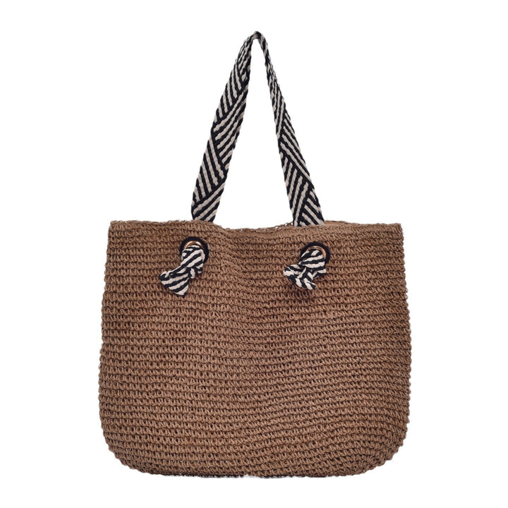 Handbag with Striped Shoulder Straps Stornfield