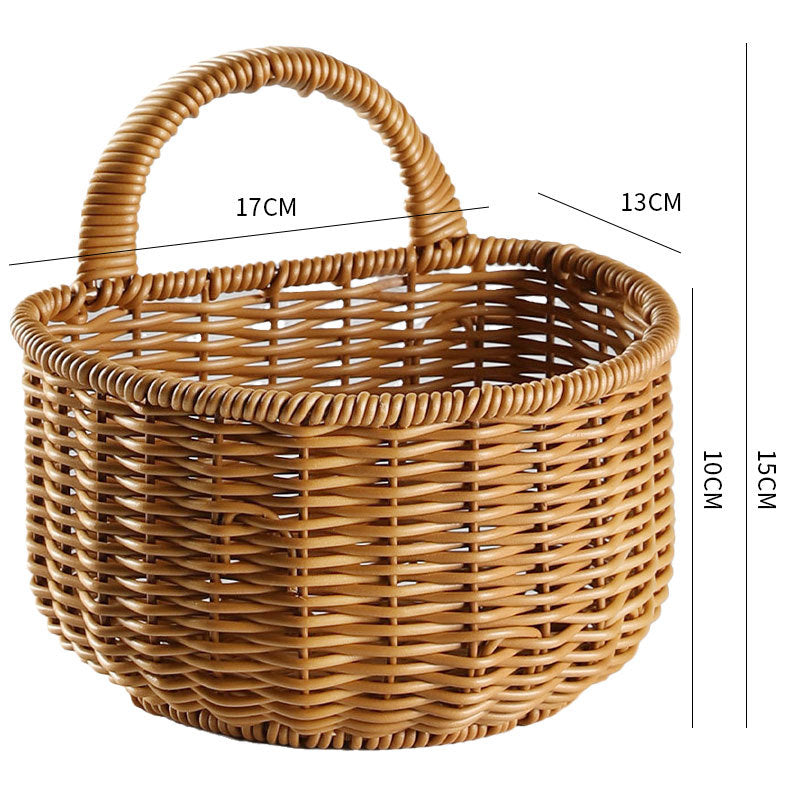Handwoven Storage Basket with Ergonomic Handle Stornfield