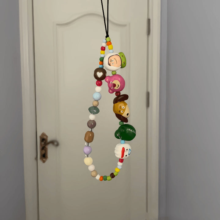 Playful Character Beaded Lanyard Stornfield