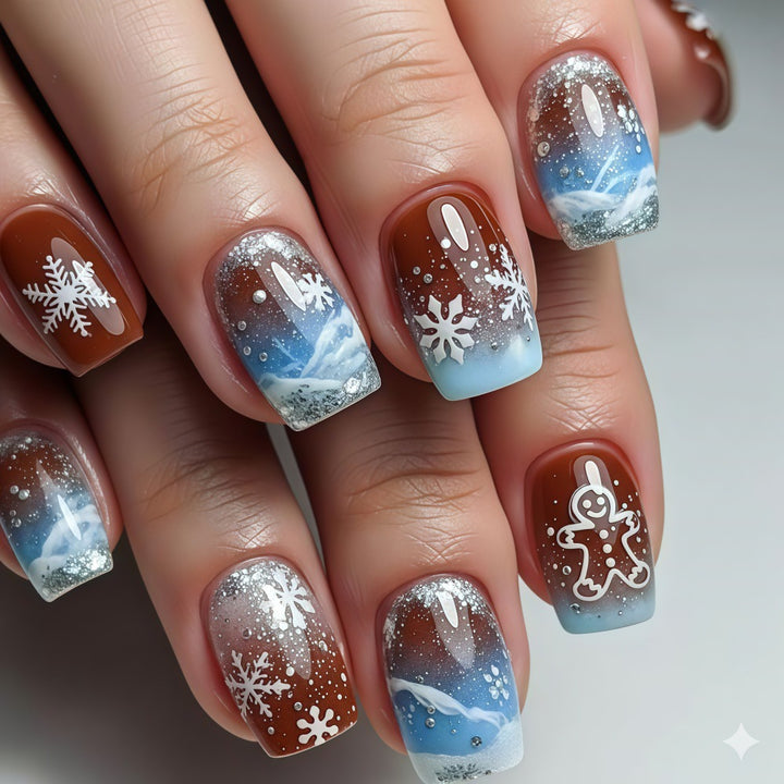 Decorative Winter Nail Art Stornfield