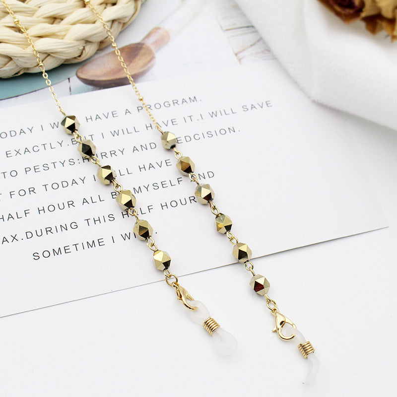 Crystal-Embellished Eyewear Chain Stornfield