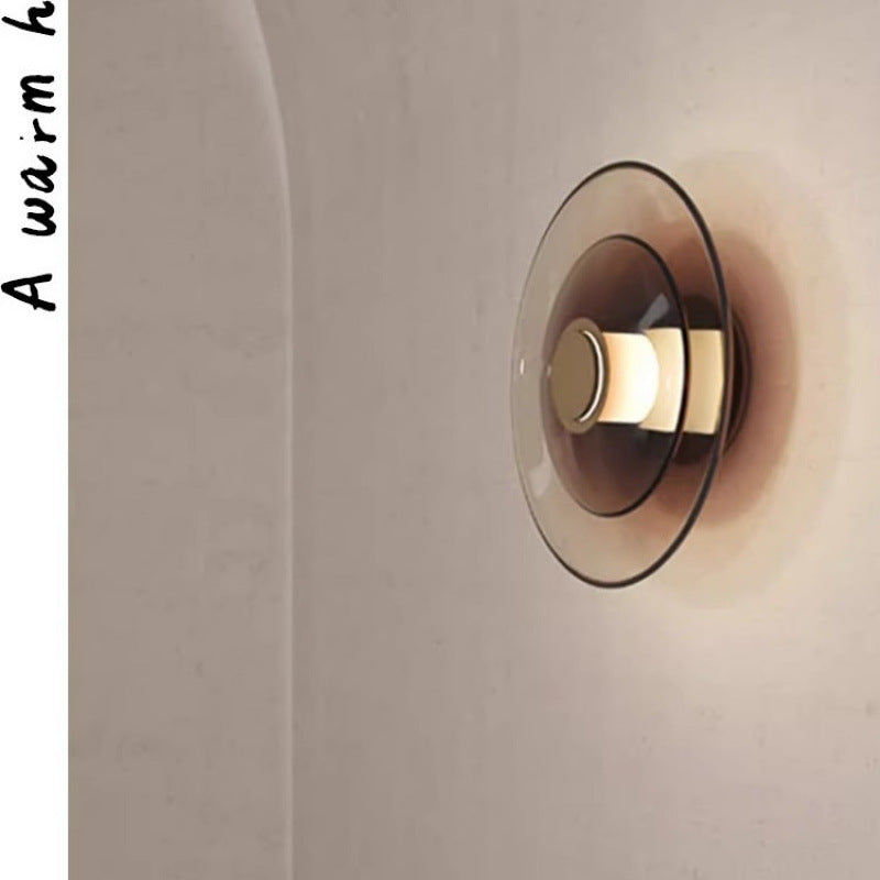 Contemporary Glass Wall Sconce