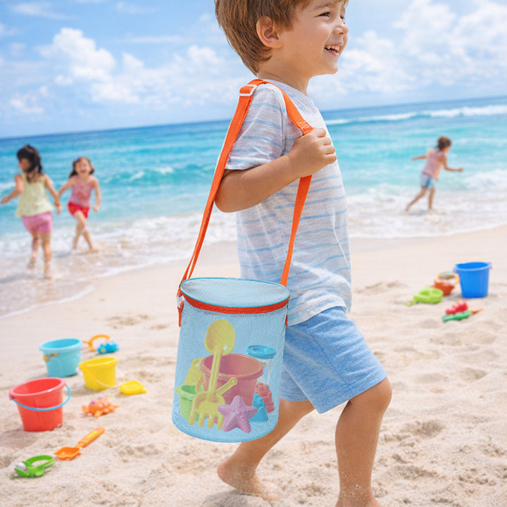 Toy storage bag with mesh design Stornfield