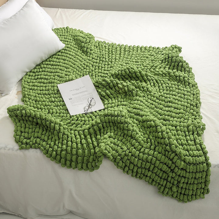 Plush Textured Throw Blanket